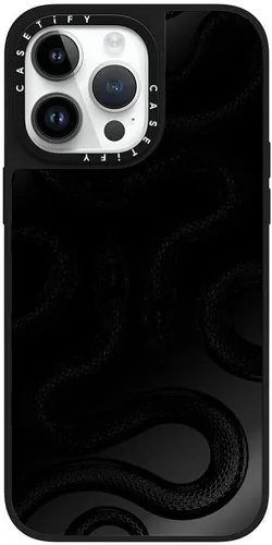 Vista 8 de CASETiFY Mirror - Funda para iPhone 15 Pro Max [reflectante, protección contra caídas de 4.9 pies/compatible con Magsafe] - Lindas impresiones