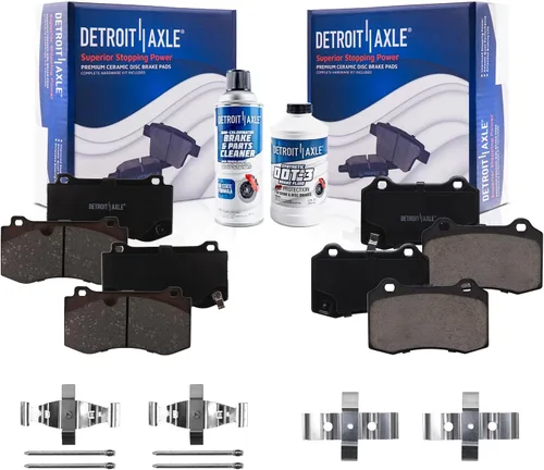 Vista 36 de Detroit Axle - Pastillas de freno traseras para Toyota Prius 2012-2015 Prius Plug-In 2017-2018 Corolla iM 2016 Sion iM 2011-2017 Lexus CT200h