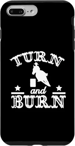 Vista 9 de iPhone 15 Barrel Racing Show - Barrel Racer Turn N Burn Case