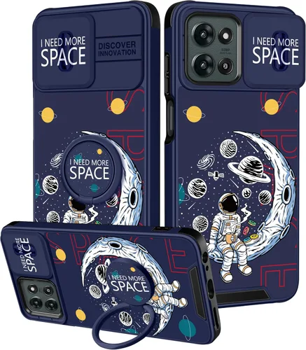Vista 96 de Funermei Funda para Moto G Stylus 5G 2022, funda para teléfono con diseño de calavera de esqueleto para mujeres y niñas, diseño gótico, Como