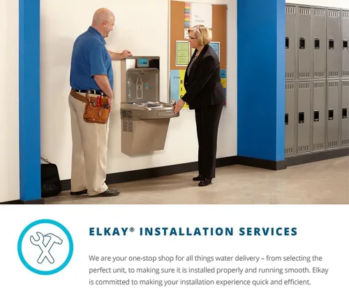 Vista 6 de Elkay EZS8L Cooler + Elkay 51300C WaterSentry Plus Filtro de repuesto
