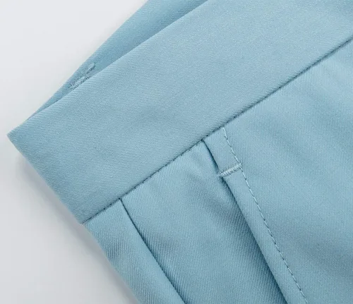 Vista 6 de MOGU Traje ajustado de 2 piezas para hombre, para baile de graduación, negocios, boda, baile (chaqueta de traje + pantalones)