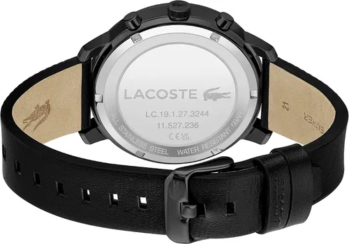 Vista 3 de Lacoste Reloj de cuarzo Replay para hombre Negro Reloj de cuarzo