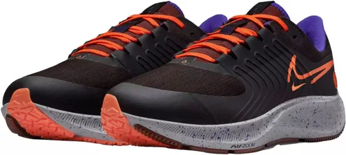 Vista 2 de NIKE Tenis para hombre, Negro Naranja Total Naranja Bronce Eclipse Indigo Burst Gris Niebla