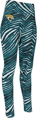 Vista 179 de Zubaz NFL Mallas para mujer de longitud completa de cintura alta básica 1.0