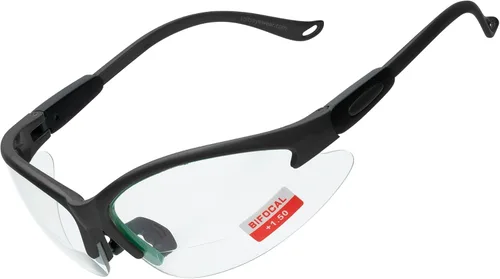 Vista 32 de Spits Eyewear Gafas de seguridad bifocales o inferiores de caza con varias opciones de lente y marco azul (blue frame)