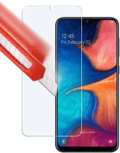 Vista 2 de Protectores de pantalla de vidrio templado para Samsung Galaxy A20 [2 unidades] Protector plano de vidrio templado Frontier Protector de pantalla