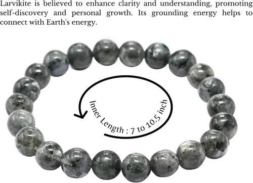 Vista 287 de Amazing Gemstone Crystal Bracelet for Women Men's Gifts - Protection Healing Crystal Bracelet - 8mm Gemstone Beaded Stretchable Bracelet Pulseras
