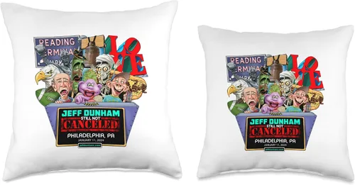Vista 3 de Jeff Dunham Philadelphia, PA (2024) Almohada de tiro