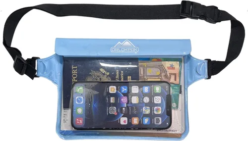 Vista 10 de DRLOKPAK - Riñonera impermeable para pantalla táctil, bolsa de cintura seca flotante para teléfono, cartera, dinero en efectivo, llavero, bolsa