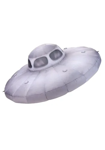 Vista 2 de Decoración Inflable Nave Espacial Alienígena de 8 Pies Multicolor