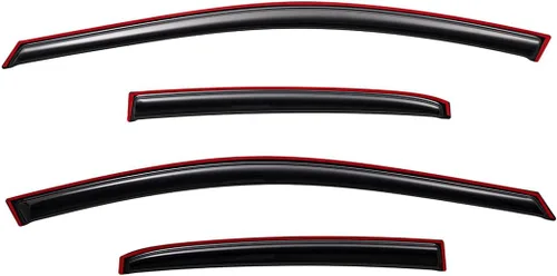 Vista 3 de Lightronic Visera de ventana de ventilación automática con clip extra duradero, compatible con Toyota Camry 2018-2024, protección UV, deflector