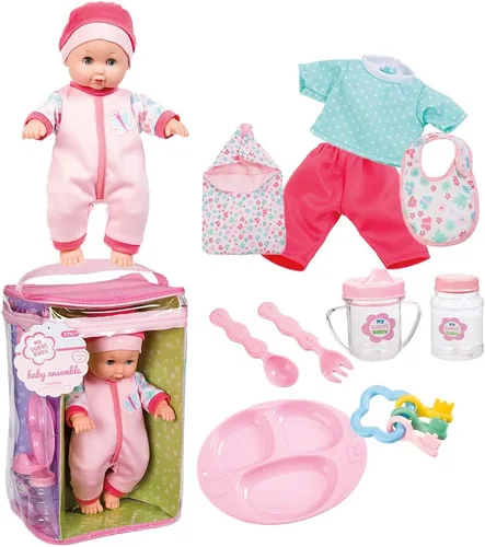 Vista 4 de Toysmith 98229: set de juego bebé muñeca