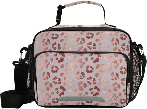 Vista 17 de MNSRUU Bolsa de almuerzo con aislamiento de astronauta espacial para mujeres, lonchera para hombre, con correa ajustable para el hombro, bolsa