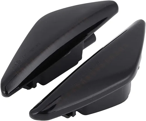 Vista 2 de Marcador lateral de guardabarros LED dinámico ahumado, intermitente, conjunto de luz de señal de giro secuencial compatible con BMW X5 E70, E71 E72