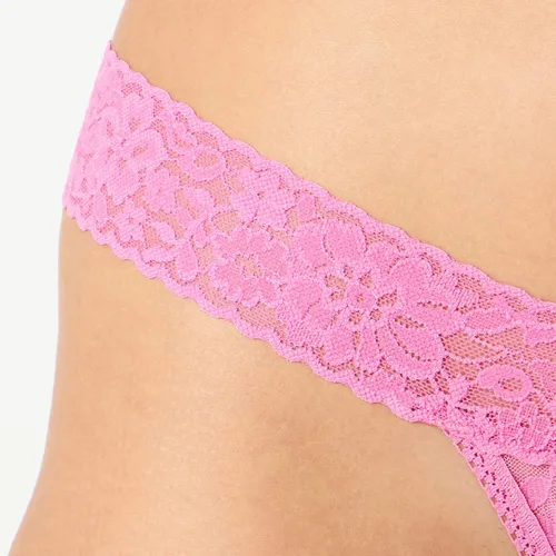 Vista 3 de hanky panky Tanga de encaje para mujer