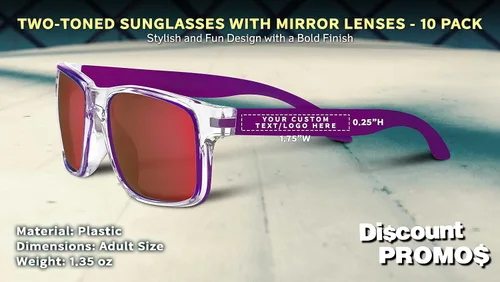 Vista 20 de DISCOUNT PROMOS Gafas de sol con lentes de espejo