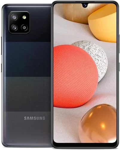 Vista 2 de Samsung Galaxy A42 5G, 128GB, Prisma Dot Negro - Bloqueado a Verizon (renovado)