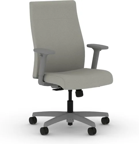Vista 38 de HON Ignition 2.0 - Silla de oficina de tela, tapizada, brazos ajustables, silla de oficina ergonómica ejecutiva reclinable, con inclinación