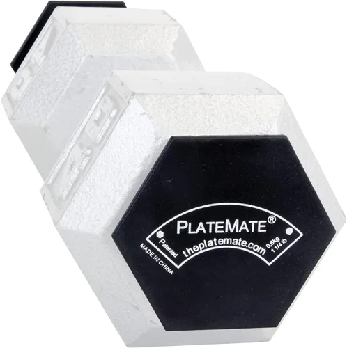 Vista 3 de Par de Pesos Magnéticos Microload de PlateMate - Elija entre 1.25 libras o 2.5 libras Hex