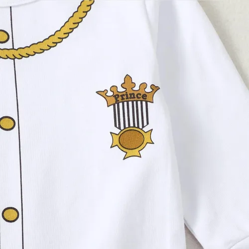 Vista 5 de Disfraz de Halloween para niño recién nacido, traje de uniforme de bebé, ropa de mameluco