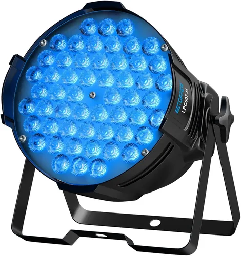 Vista 12 de BETOPPER Luces DJ DMX activadas por sonido, 54 x 3W LED Par Luces RGB DMX, DJ Par Iluminación para iglesia, concierto, boda, fiesta, bar