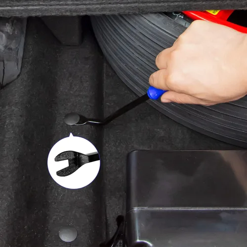Vista 5 de XBRN Kit de 13 herramientas para extraer molduras de automóviles, kit de herramientas para puerta, ventana y panel de coche, juego de herramientas