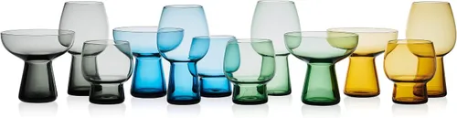 Vista 7 de Mikasa Phoebe Margarita - Juego de 4 vasos de cóctel, color ámbar