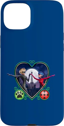 Vista 9 de Miraculous Ladybug and Cat Noir The Movie Heart - Carcasa para iPhone 17