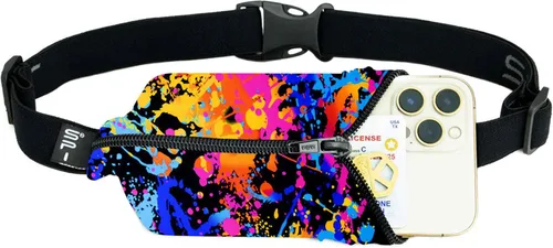 Vista 4 de SPIbelt Cinturón de bolsillo original para mujeres y hombres, soporte para teléfono para correr, riñonera para correr, soporte para teléfono