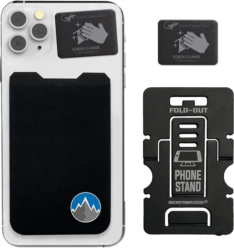 Vista 60 de Gecko - Cartera adhesiva para tarjetas de crédito y dinero en efectivo