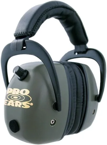 Vista 11 de Pro Ears – Pro Mag Gold – Protección y amplificación auditiva electrónica – NRR 30 – Cascos para campo de tiro.
