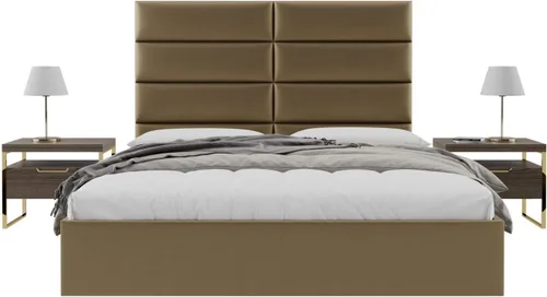 Vista 62 de Vänt - Paneles tapizados de cabecera para montar en la pared, diseño Elizabeth, 120 x 46 pulgadas, configuración de 16 paneles individuales