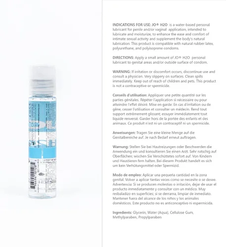 Vista 2 de JO H2O Lubricante - Original (1 oz)