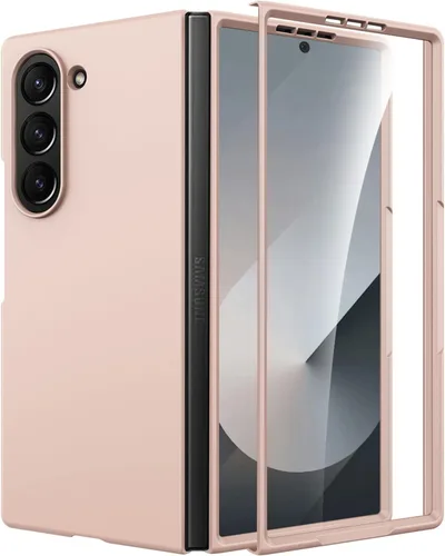 Vista 8 de Miimall Funda para Samsung Galaxy Z Fold 7 con protector de pantalla, funda delgada de grado militar para Galaxy Z Fold 7 antihuellas, a prueba