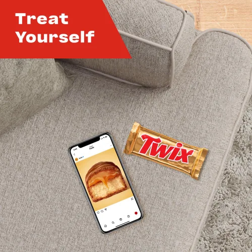 Vista 8 de TWIX Dulces de Chocolate a Granel Envueltos Individualmente, Tamaño Completo, Barra de Dulce de Chocolate con Galleta y Caramelo, Perfecta