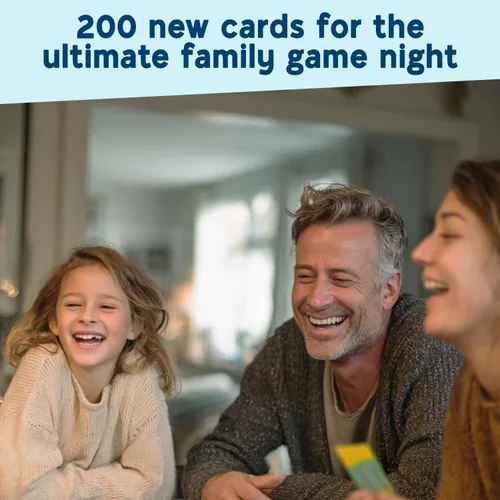 Vista 2 de ¿REALMENTE CONOCES A TU FAMILIA? 2, El Juego de Expansión con 200 Nuevas Cartas para Más Diversión en la Noche de Juegos Familiares, Juega Solo