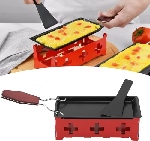 Vista 3 de Parrilla de raclette fuerte, no conveniente de usar, antiadherente, queso, raclette, cocina para el hogar