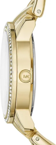 Vista 2 de Michael Kors Lady Nini - Reloj de cadena para mujer movimiento de cuarzo de 3 manos con bisel de cristal