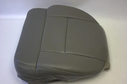 Vista 4 de Funda de asiento de piel gris para Ford F-150 Lariat de 2004, 2005, 2006 2007 y 2008.