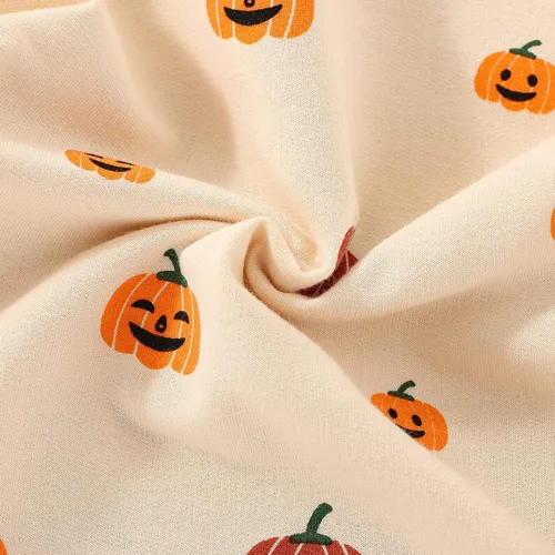 Vista 111 de Sudadera de calabaza para bebé, niña, niño, Halloween, sudadera de gran tamaño, mameluco de burbujas, suéter