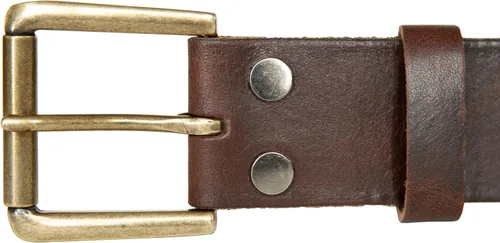 Vista 2 de Lucky Brand Cinturón de cuero de jeans para hombre Clásico Casual Vestido Todos los días Herencia Americana Cuero genuino Hebilla de metal
