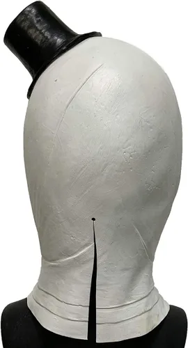 Vista 3 de Terrifier - Máscara de látex de payaso para cosplay, disfraz de fiesta horrible de Halloween, Multicolorido