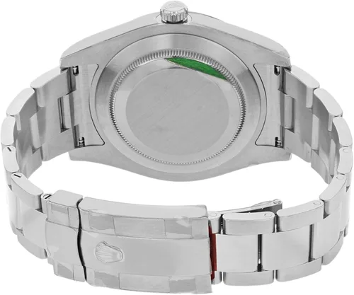 Vista 3 de Reloj Rolex Datejust II de acero inoxidable con varillas azules Oyster para hombre 116300 BLIO Azul Patchwork