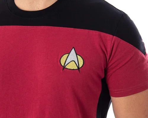 Vista 2 de Star Trek Next Generation TNG - Camiseta de manga corta para hombre