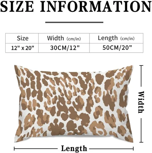 Vista 3 de ArogGeld Funda de almohada para sofá, guepardo y leopardo, estampado de leopardo, funda de cojín decorativa de granja para sala de estar