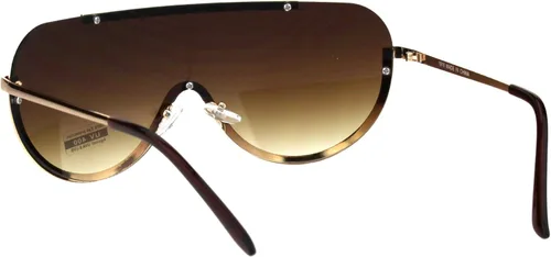 Vista 4 de Futuristic - Gafas de sol de metal con borde degradado