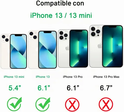 Vista 2 de Protector de lente de cámara para iPhone 13 & iPhone 13 Mini, brillante con diamantes de imitación 3D con purpurina, cubierta de cámara de vidrio