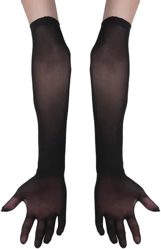Vista 2 de FEESHOW Medias transparentes sin costuras de nailon para mujer