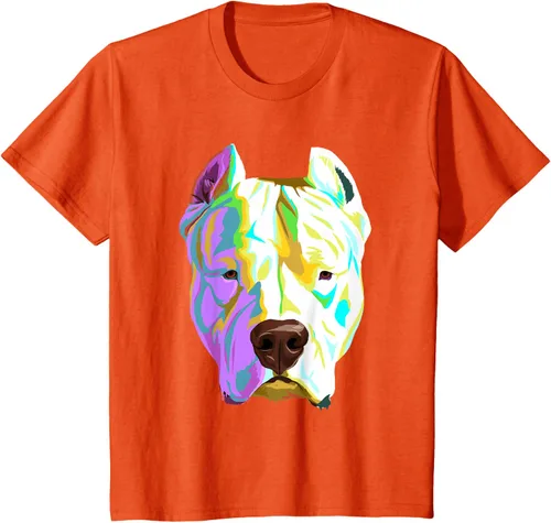 Vista 74 de Colorida camiseta Dogo Argentino, Negro, S